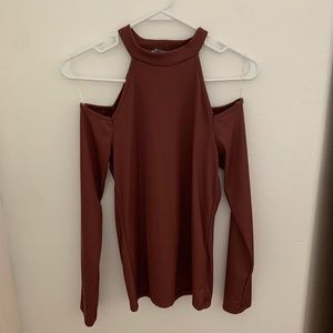 Charlotte Russe Cold Shoulder Top